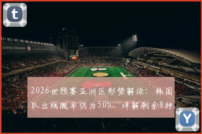 2026世预赛亚洲区形势解读：韩国队出线概率仍为50%，详解剩余8种理论对阵可能性
